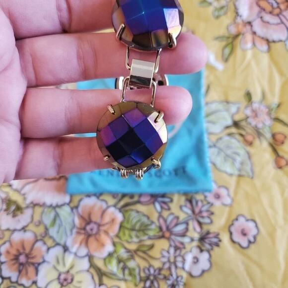 Kendra Scott Cassie Bracelet Iridescent Black - Picture 10 of 11